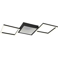 Deckenlampe LED Schlafzimmerlampe Deckenleuchte Switch Dimmer schwarz matt B66cm von Reality