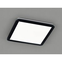 Reality - Dimmbare led Deckenleuchte camillus flache Badezimmerlampe 40x40cm Schwarz IP44 von Reality