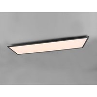 Led Deckenleuchte gamma Schwarz Panel mit Nachtlicht rechteckig, Breite 119cm von Reality