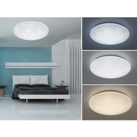 Defibrico - led Deckenleuchte kato dimmbar mit Sternenhimmel & Fernbedienung, ø 60cm von DEFIBRICO