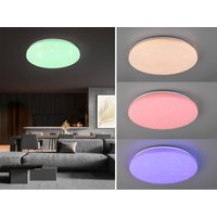 Reality - led Deckenleuchte kira Fernbedienung dimmbar Sternenhimmel Farbwechsel, ø 38cm von Reality
