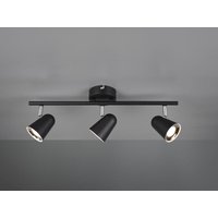 Led Deckenstrahler toulouse Schwarz 3-flammig, Breite 48cm von Reality