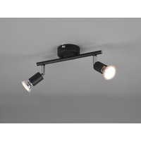 Deckenstrahler paris 2 flammig Metall Schwarz, 25cm breit Deckenstrahler paris 2 flammig Metall Schwarz, 25cm breit von TRIO LIGHTING