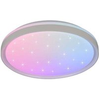 RGB LED Deckenleuchte Deckenlampe Wohnzimmerlampe weiß Dimmbar Starlight D 39 cm von Reality