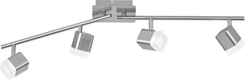 Reality Leuchten 4er LED Balken Roubaix weiß, nickel matt von Reality