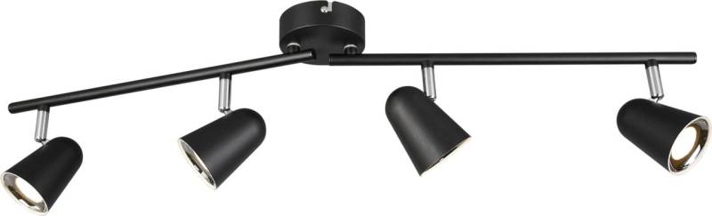 Reality Leuchten 4er LED Balken Toulouse schwarz matt von Reality
