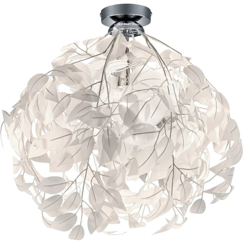Reality Deckenleuchte Leavy Chrom 580 mm x 380 mm x 380 mm von Reality