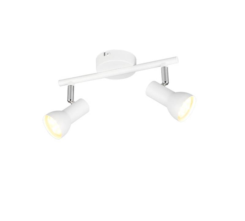 Reality Deckenstrahler 2er Spot Cantar weiß matt GU10 Reality Deckenstrahler 2er Spot Cantar weiß matt GU10 von Reality