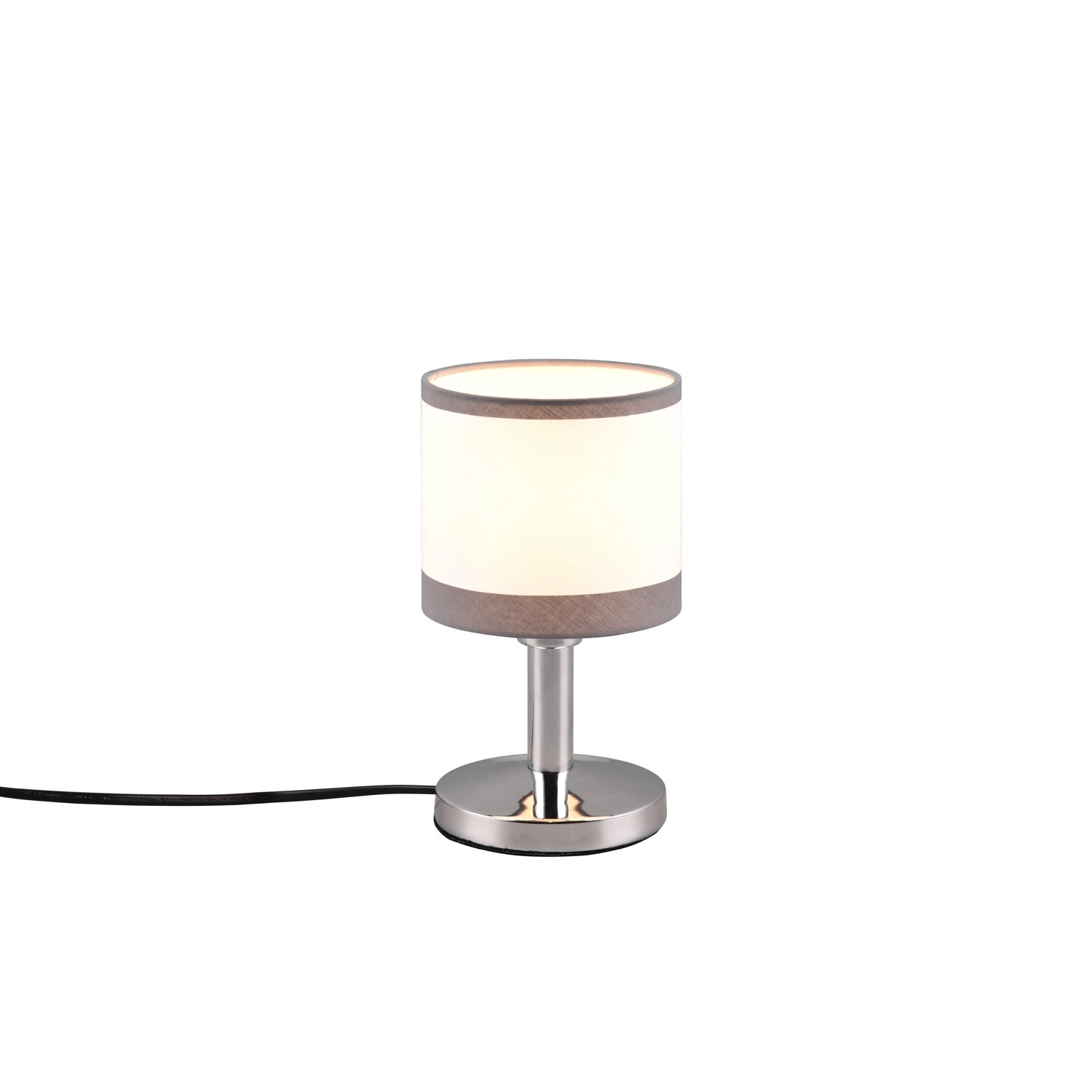 Reality Design-Tischlampe Davos 1-flammig Chrom 12 cm x 12 cm von Reality