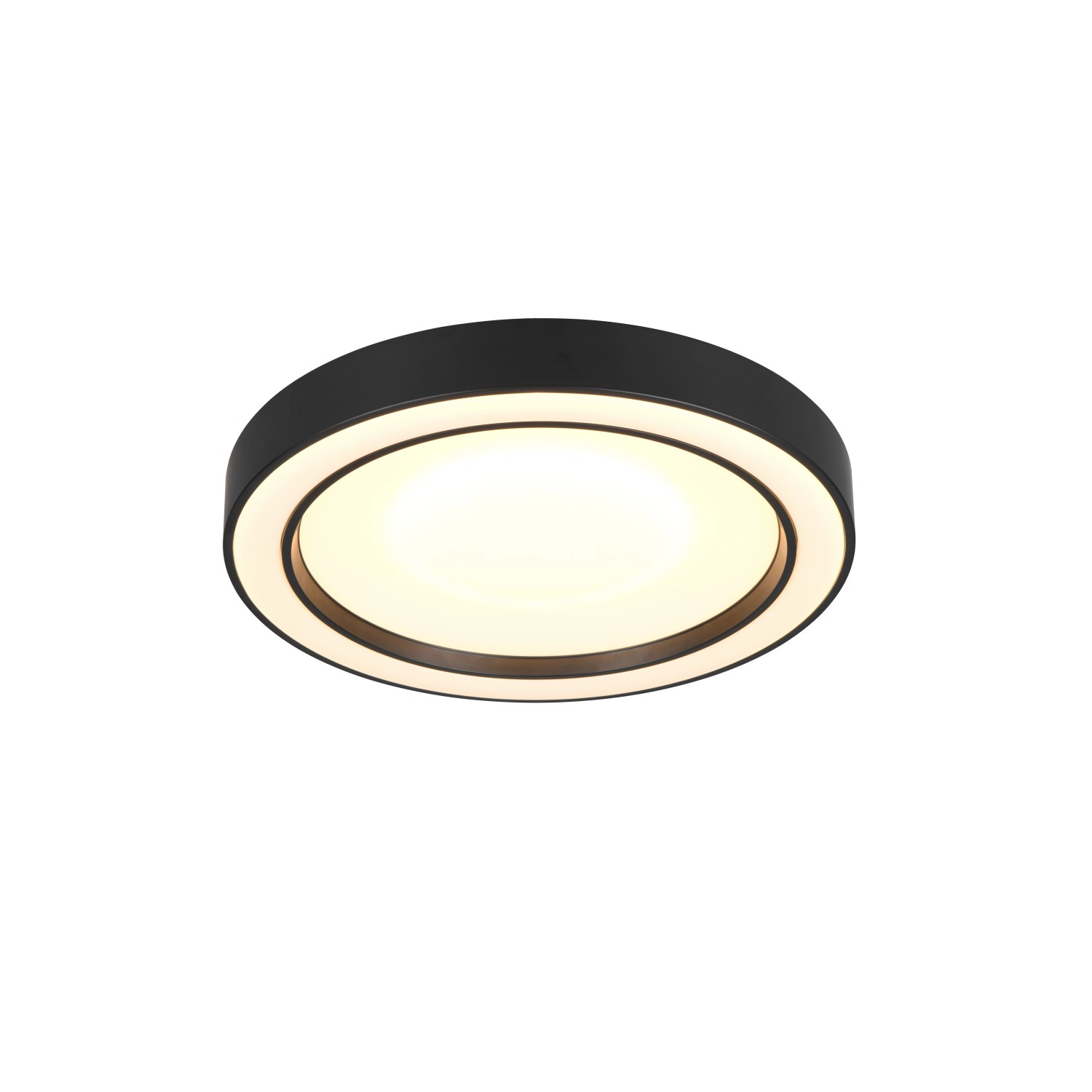 Reality LED Deckenleuchte Arco 13 cm x 40 cm x 40 cm Schwarz Matt Reality LED Deckenleuchte Arco 13 cm x 40 cm x 40 cm Schwarz Matt von Reality