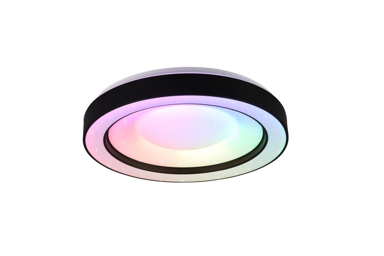 Reality LED Deckenleuchte Arco schwarz matt, Fernbedienung Reality LED Deckenleuchte Arco schwarz matt, Fernbedienung von Reality