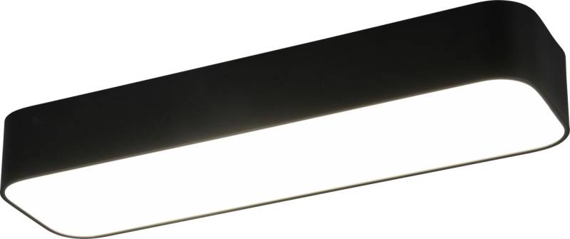 Reality LED Deckenleuchte Asterion schwarz matt mit Fernbedienung, dimmbar von Reality