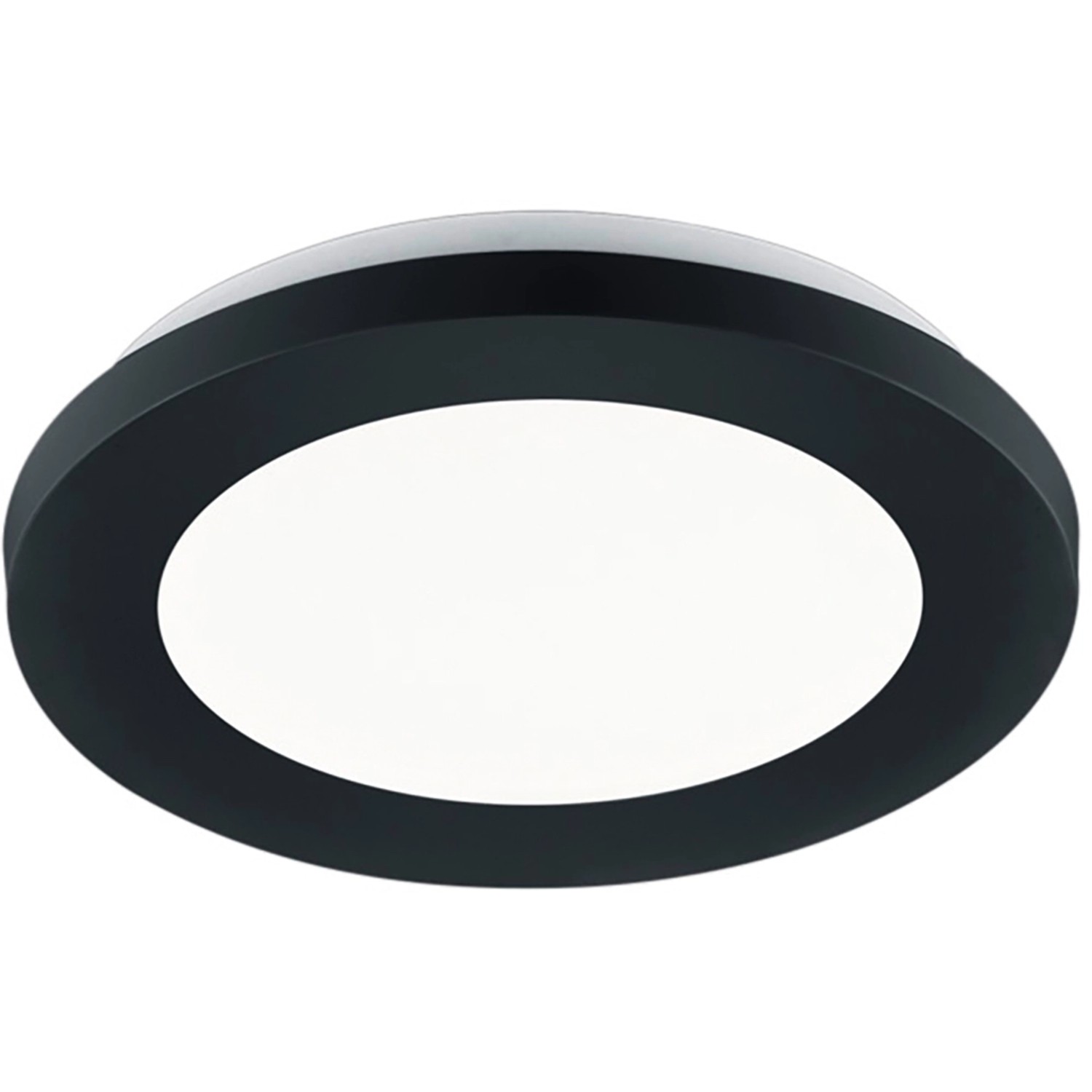 Reality LED Deckenleuchte Camillus Schwarz matt 30 mm x 170 mm x 170 mm von Reality