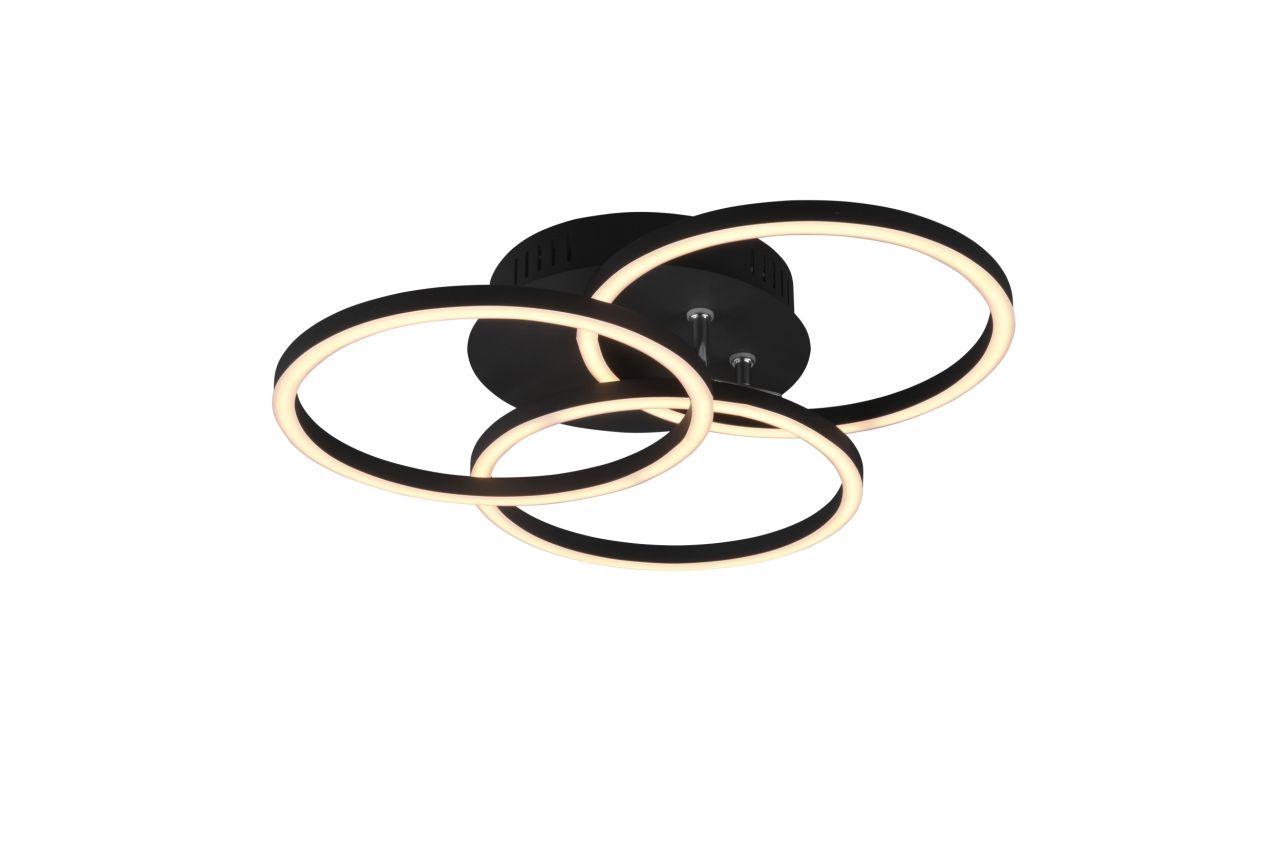 Reality LED Deckenleuchte Circle schwarz matt Fernbedienung Reality LED Deckenleuchte Circle schwarz matt Fernbedienung von Reality