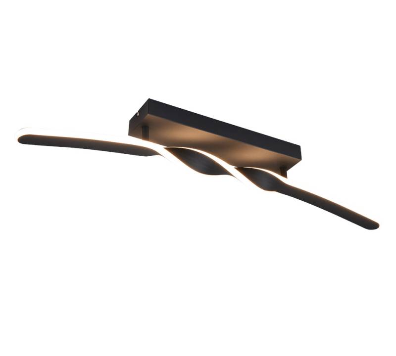 Reality LED Deckenleuchte Ginko 18W schwarz Metall warmweiß Reality LED Deckenleuchte Ginko 18W schwarz Metall warmweiß von Reality