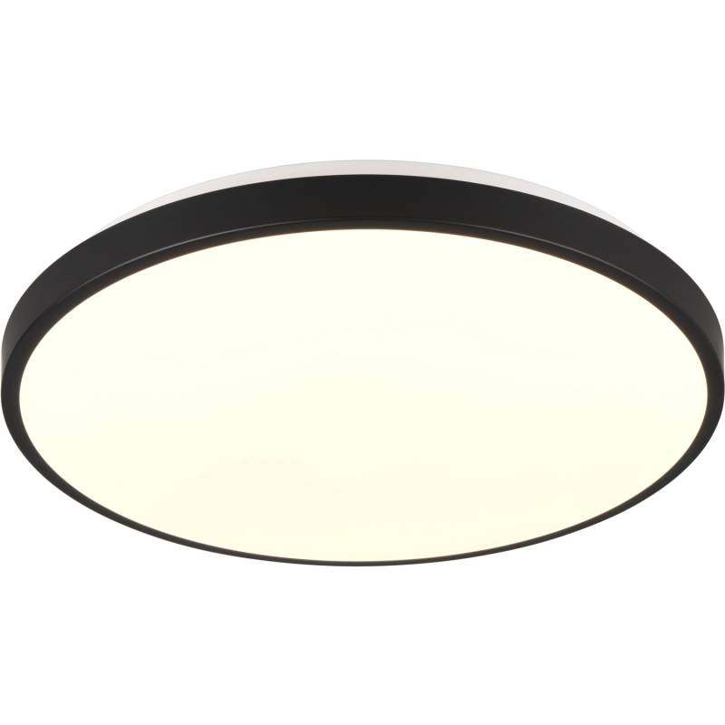 Reality LED Deckenleuchte Loody 7 cm x 38,5 cm x 38,5 cm Schwarz von Reality