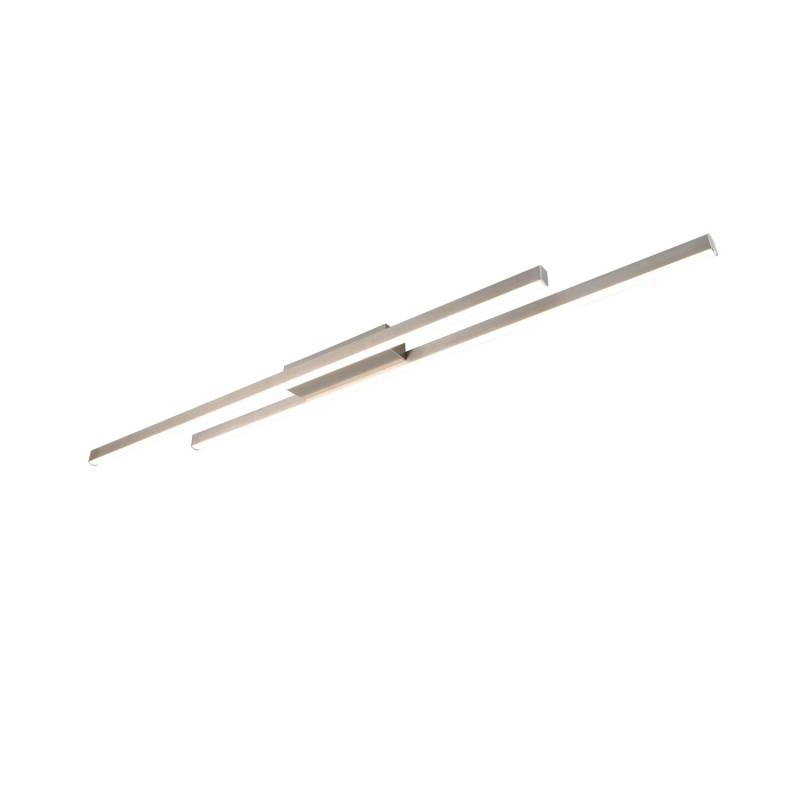Reality LED Deckenleuchte Odio 110 cm x 5 cm x 8,5 cm Nickel Matt Reality LED Deckenleuchte Odio 110 cm x 5 cm x 8,5 cm Nickel Matt von Reality
