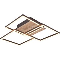Reality LED-Deckenleuchte R62883135 Mobile schwarz Acryl Metall MDF B/H/T: ca. 39x10x42 cm 1 Brennstellen von Reality