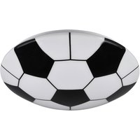 Reality LED-Deckenleuchte R62941101 schwarz weiß Kunststoff D: ca. 36 cm 1 Brennstellen von Reality