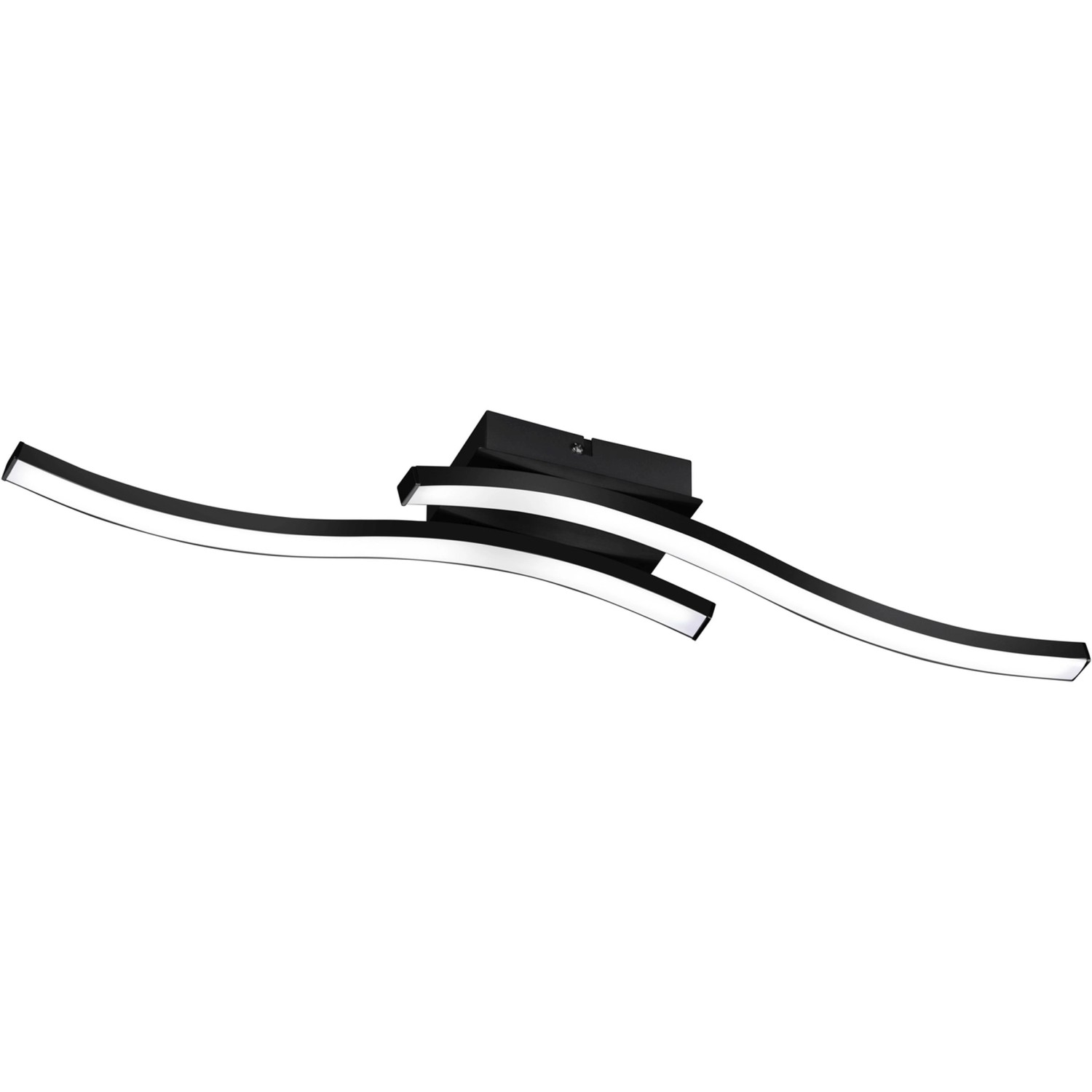 Reality LED-Deckenleuchte Route Schwarz matt Reality LED-Deckenleuchte Route Schwarz matt von Reality