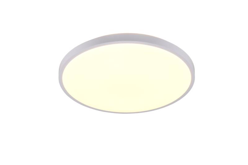 Reality LED Deckenleuchte Slope Ø 49 cm weiß matt 34 W warmweiß-kaltweiß dimmbar von Reality
