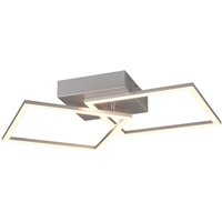 Reality LED-Deckenleuchte Trail R64492187 titanfarbig Metall B/H/T: ca. 60x7x35 cm 1 Brennstellen von Reality