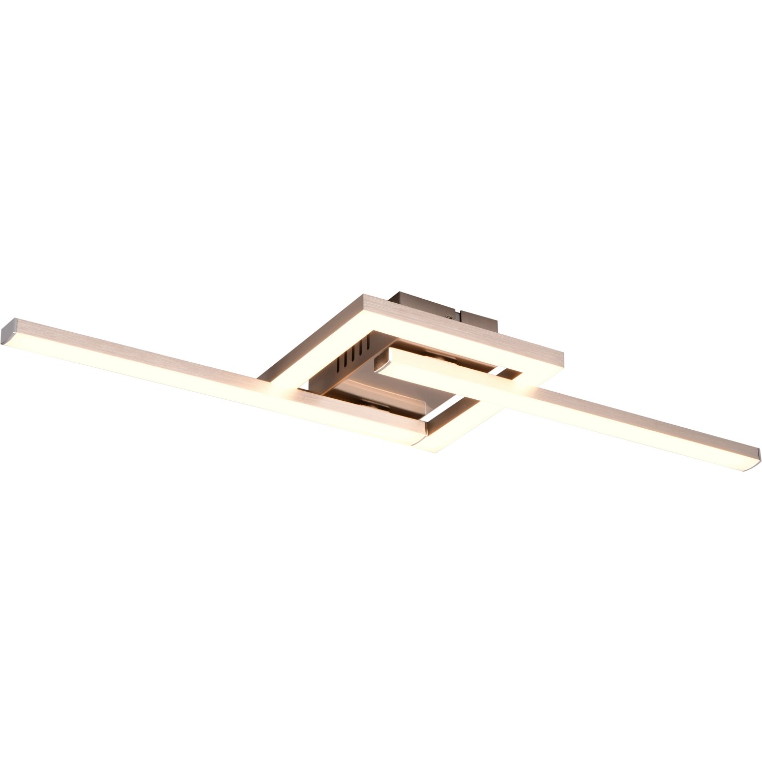 Reality LED Deckenleuchte Viale 54,4 cm x 5 cm x 16 cm Nickel Matt Reality LED Deckenleuchte Viale 54,4 cm x 5 cm x 16 cm Nickel Matt von Reality