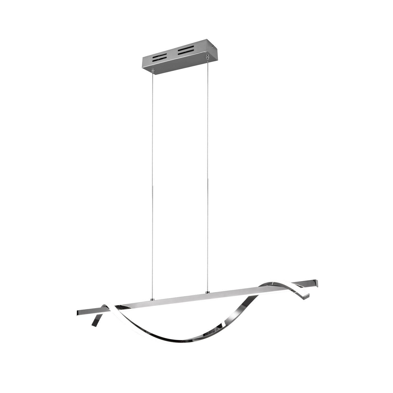 Reality LED-Pendelleuchte Isabel 1-flammig Chrom 100 cm x 18 cm Reality LED-Pendelleuchte Isabel 1-flammig Chrom 100 cm x 18 cm von Reality