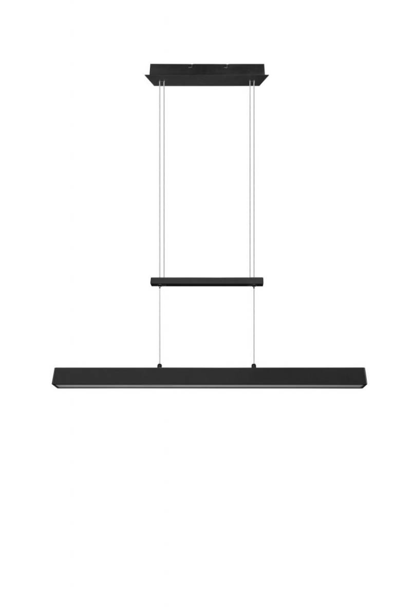 Reality Leuchten LED Pendelleuchte Paros schwarz matt Switch Dimmer von Reality