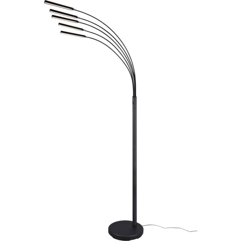 Reality LED Stehleuchte Reed Schwarz matt 1955 mm x 305 mm x 857 mm von Reality