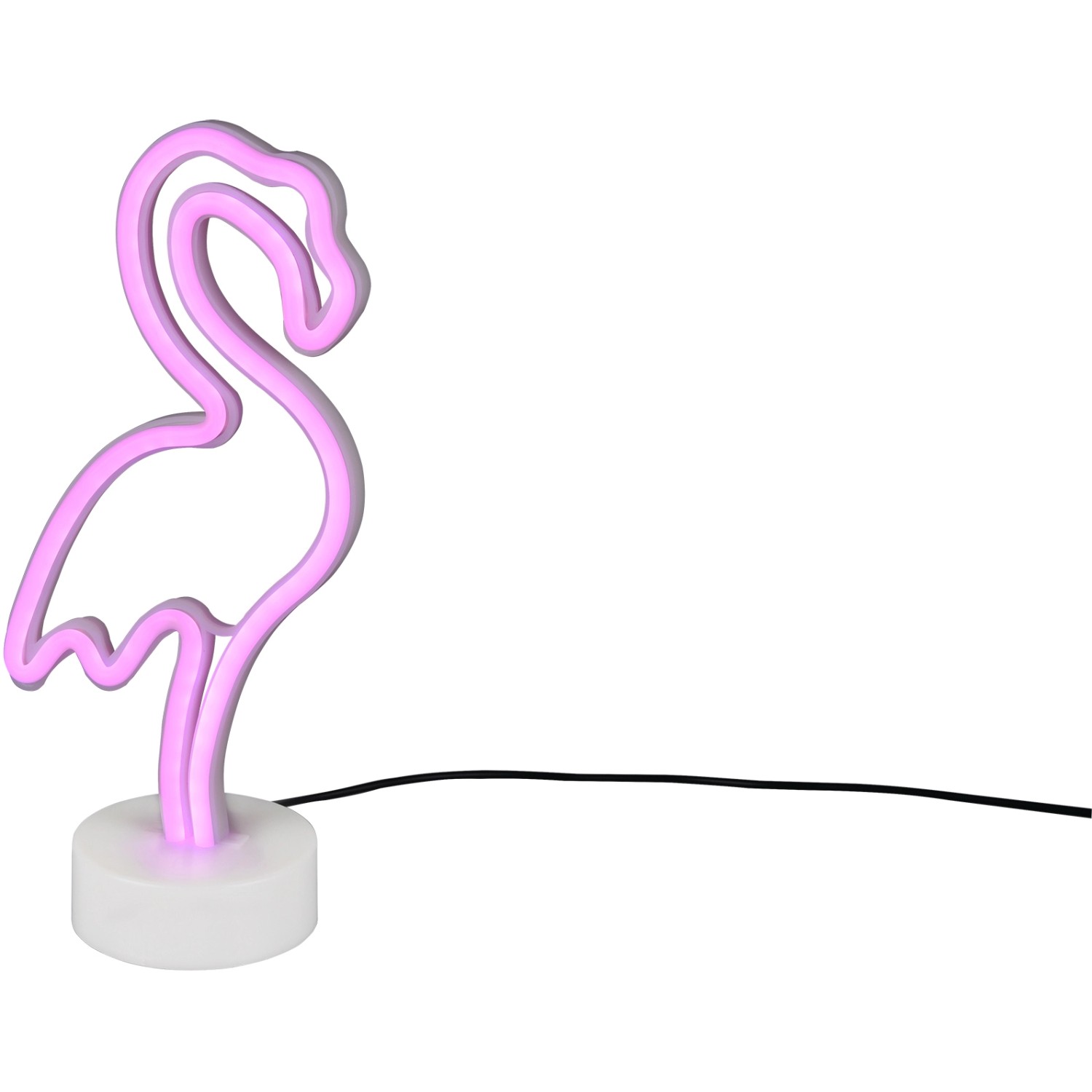 Reality LED Tischleuchte Flamingo 29,2 cm x 13,5 cm x 8,5 cm Weiß von Reality