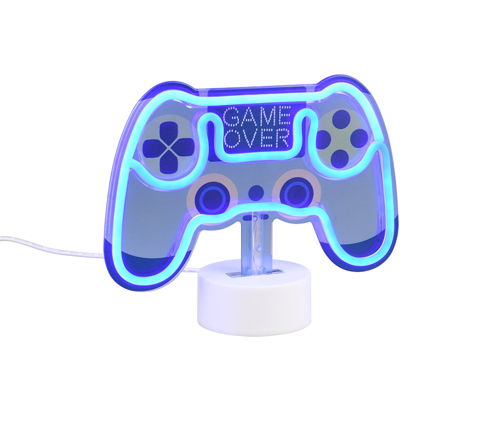 Reality LED Wandleuchte Game Over Controller 23 x 18 cm warmweiß weiß Reality LED Wandleuchte Game Over Controller 23 x 18 cm warmweiß weiß von Reality