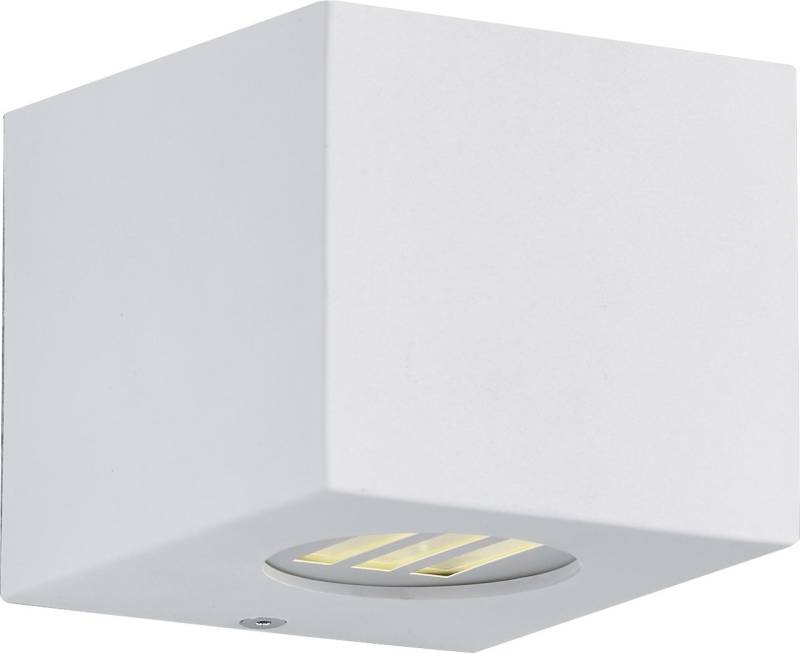 Reality Leuchten LED Außen-Wandleuchte Cordoba weiß matt Up- & Downlight von Reality