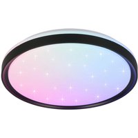 Reality Leuchten LED-Deckenleuchte mattschwarz B/L: ca. 7x39 cm von Reality