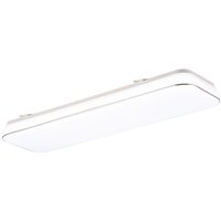 Reality Leuchten LED-Deckenleuchte weiß Kunststoff B/L: ca. 17x60 cm von Reality