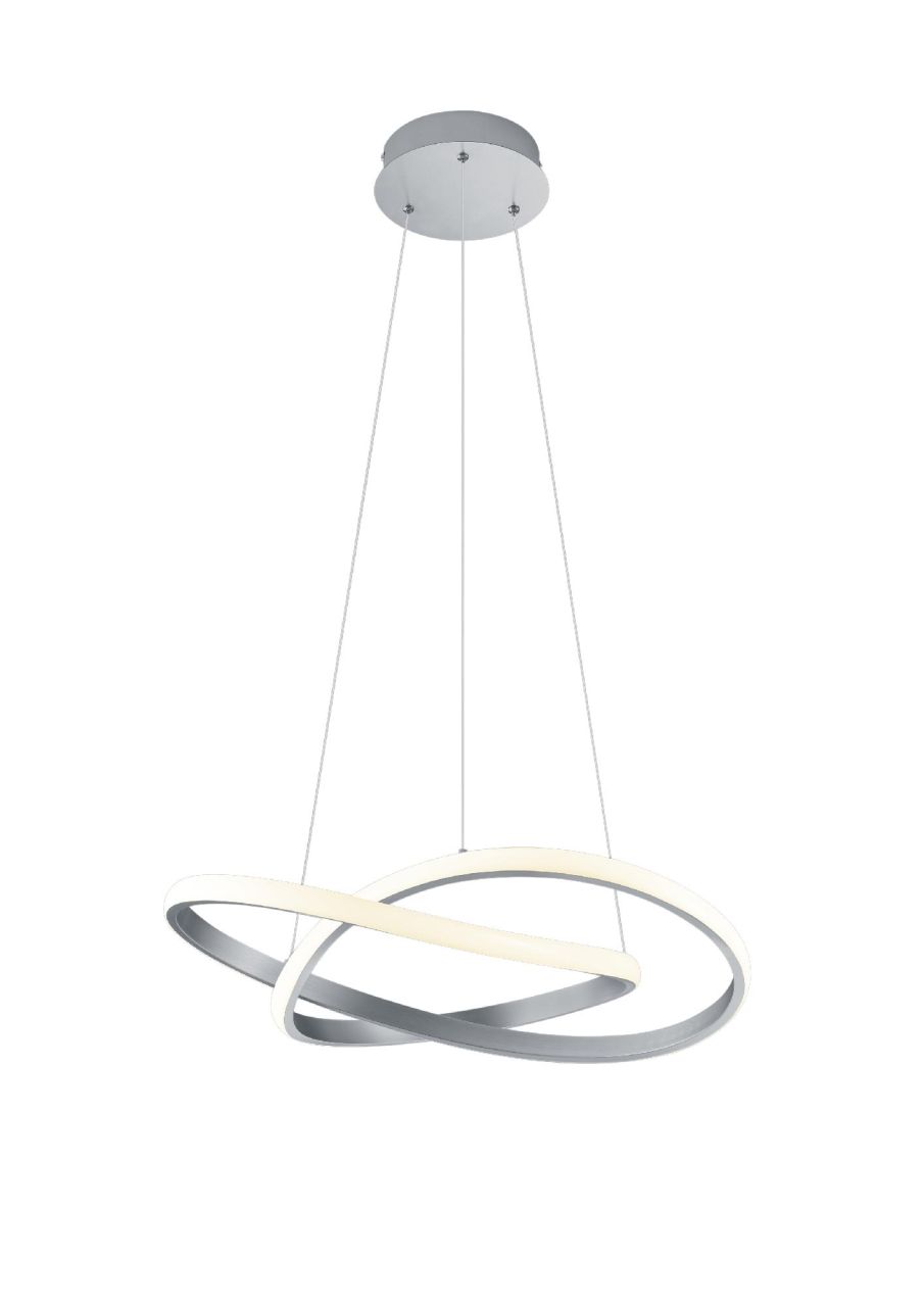 Reality Leuchten LED Pendelleuchte Course nickel matt Reality Leuchten LED Pendelleuchte Course nickel matt von Reality