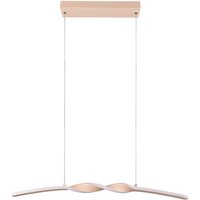 Reality LED Pendelleuchte Ginko sand Metall B/H/T: ca. 79x15x9 cm 1.0 Brennstellen von Reality