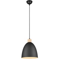 Reality Pendelleuchte R30681032 mattschwarz Metall H/D: ca. 150x25 cm E27 1 Brennstellen von Reality