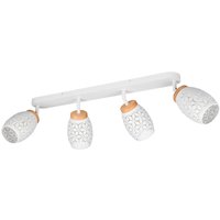 Reality Leuchten Spots weiß Metall B/H/L: ca. 74x27x12 cm E14 4 Brennstellen Reality Leuchten Spots weiß Metall B/H/L: ca. 74x27x12 cm E14 4 Brennstellen von Reality