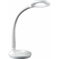Reality Leuchten - led Schreibtischleuchte cobra Weiß, Flexgelenk & Touch Dimmer, 32cm hoch von REALITY LEUCHTEN