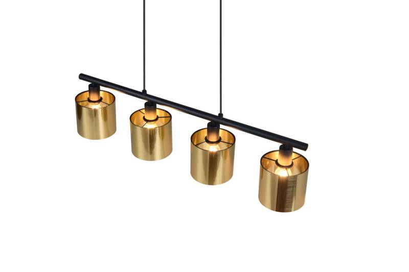 Reality Pendelleuchte Jason ohne Leuchtmittel 150 x 75 cm gold 4 W warmweiß von Reality