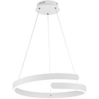 Reality Pendelleuchte  R37071131 Parma weiß Metall H/D: ca. 150x50 cm 1.0 Brennstellen von Reality