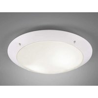 Reality - Runde Außendeckenleuchte Wandlampe camaro in Weiß matt - 33 cm von Reality