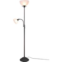 Reality Stehleuchte R46322024 Country rostfarbig Metall B/H/T: ca. 30x184x48 cm E27 1 Brennstellen von Reality