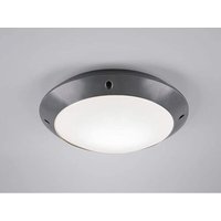 Runde Außendeckenleuchte Wandlampe camaro in Anthrazit - 26 cm von Reality