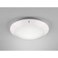Runde Außendeckenleuchte Wandlampe camaro in Weiß matt - 26 cm von Reality
