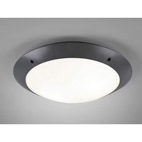 Reality - Runde Außendeckenleuchte Wandlampe camaro in Anthrazit - 33 cm von Reality