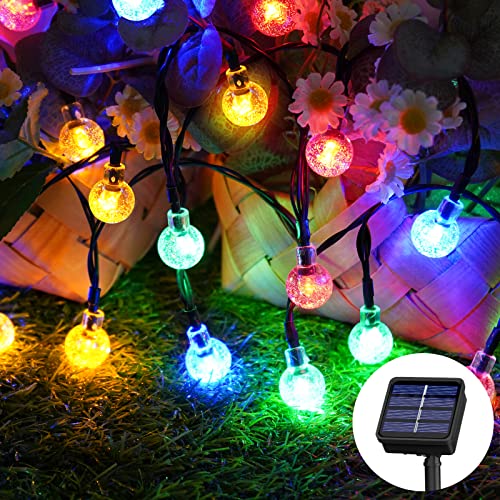 Lichterkette Außen Solar, 30 LED 8,1M 26,6Ft 8 Modi IP65 Bunt Outdoor Solarlichterkette Wetterfest Lampions für Balkon Terassen Garten Bäume Weihnachten Partys Dekorationen Lichterkette Außen Solar, 30 LED 8,1M 26,6Ft 8 Modi IP65 Bunt Outdoor Solarlichterkette Wetterfest Lampions für Balkon Terassen Garten Bäume Weihnachten Partys Dekorationen von Realky