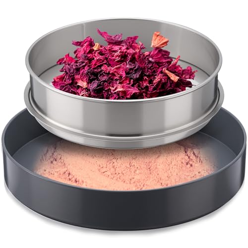 Reallnaive 2-in-1 Trimmschale mit 150μmFeinmaschensieb Tragbares Trockensieb-Sieb-Sieb-Set Edelstahl Pollensieb Sieb Gartenarbeit Blumensieb Pflanzenernte Set für Gartentrimmen Sortieren Reallnaive 2-in-1 Trimmschale mit 150μmFeinmaschensieb Tragbares Trockensieb-Sieb-Sieb-Set Edelstahl Pollensieb Sieb Gartenarbeit Blumensieb Pflanzenernte Set für Gartentrimmen Sortieren von Reallnaive