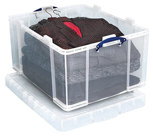 Really Use Box 145CCB Aufbewahrungsbox 145 Liter, transparent von Really Useful Box